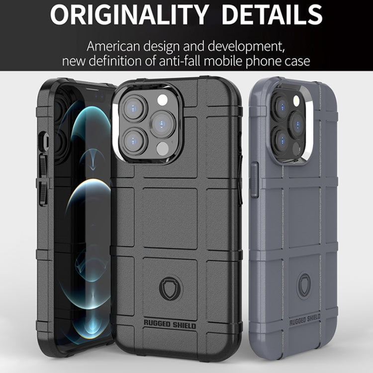 For iPhone 13 Pro Max Rugged Shield Full Coverage Shockproof TPU Case