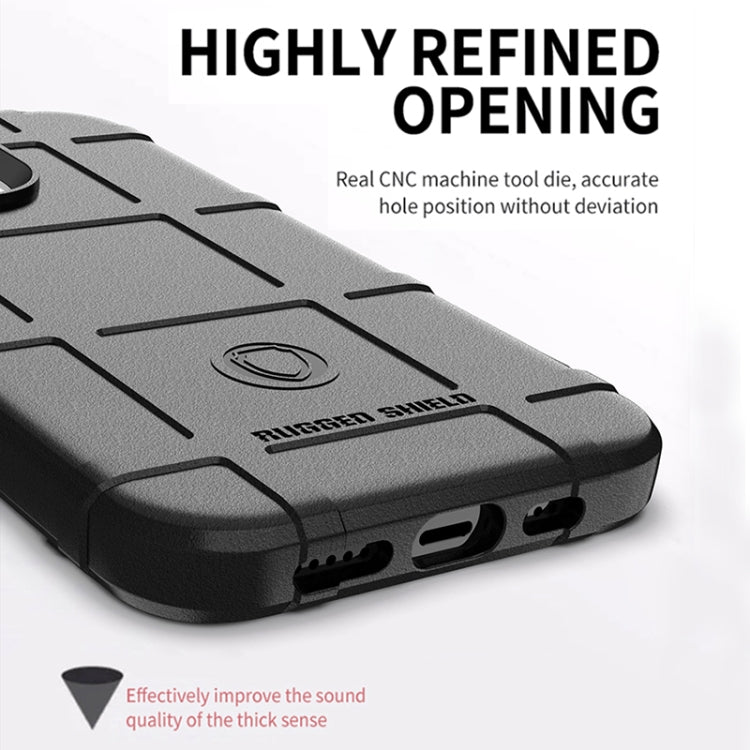 For iPhone 13 Pro Max Rugged Shield Full Coverage Shockproof TPU Case