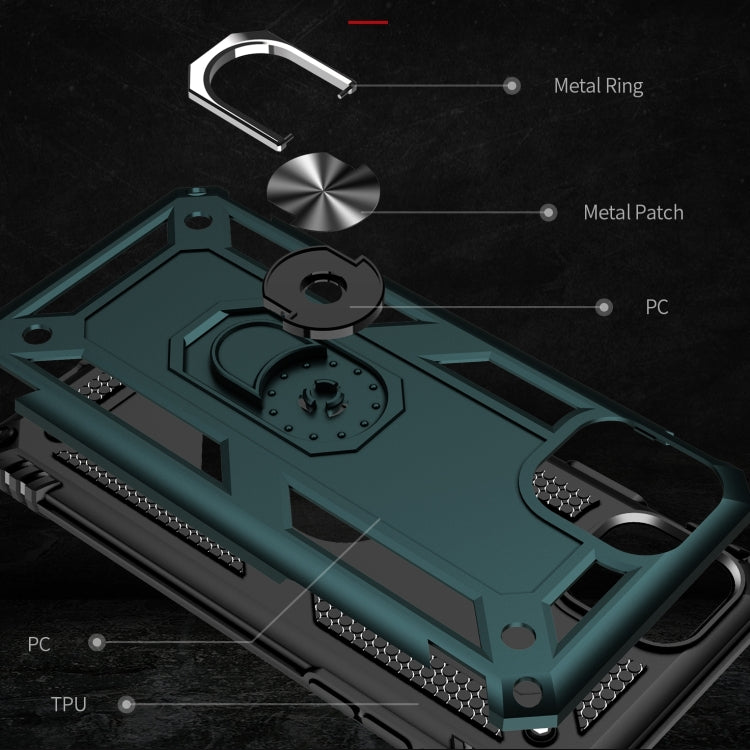 Armor Shockproof TPU + PC Protective Case for iPhone 11, with 360 Degree Rotation Holder