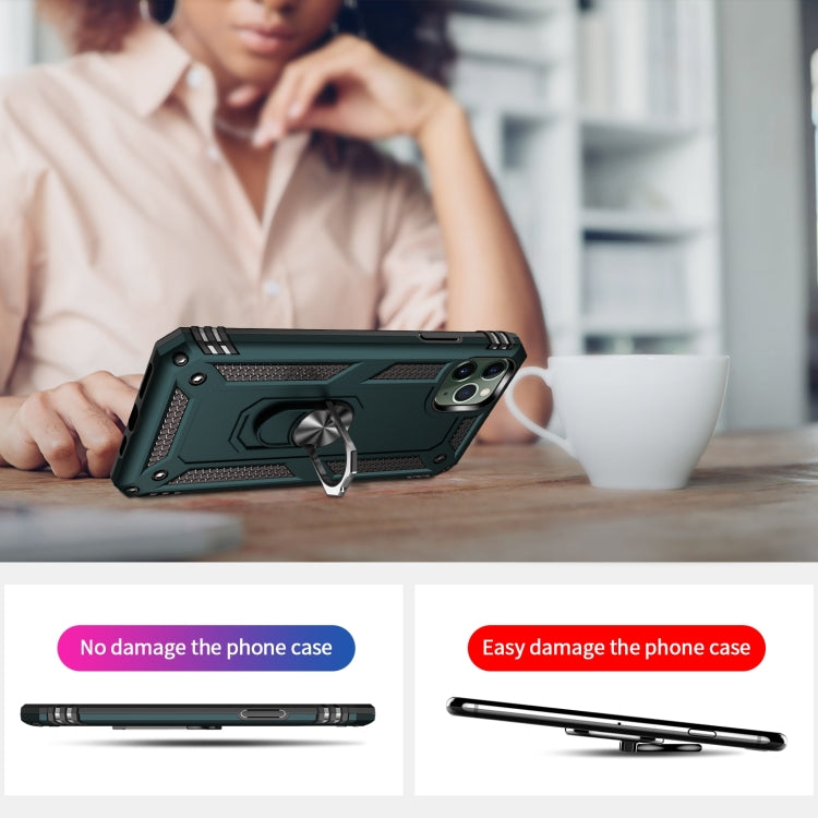 Armor Shockproof TPU + PC Protective Case for iPhone 11, with 360 Degree Rotation Holder