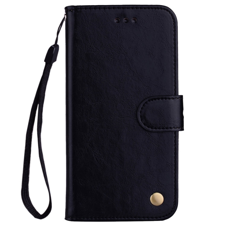 For iPhone XS Max Business Style Oil Wax Texture Horizontal Flip Leather Case with Holder & Card Slots & Wallet