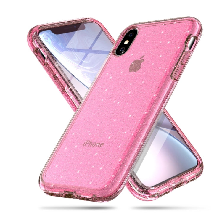 For iPhone XS Max Shockproof Terminator Style Glitter Powder Protector Case