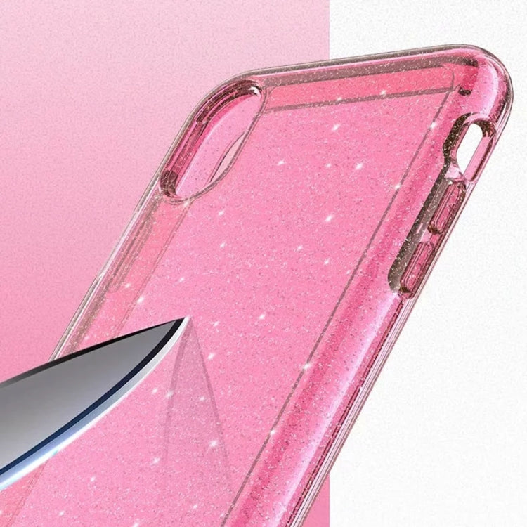 For iPhone XS Max Shockproof Terminator Style Glitter Powder Protector Case