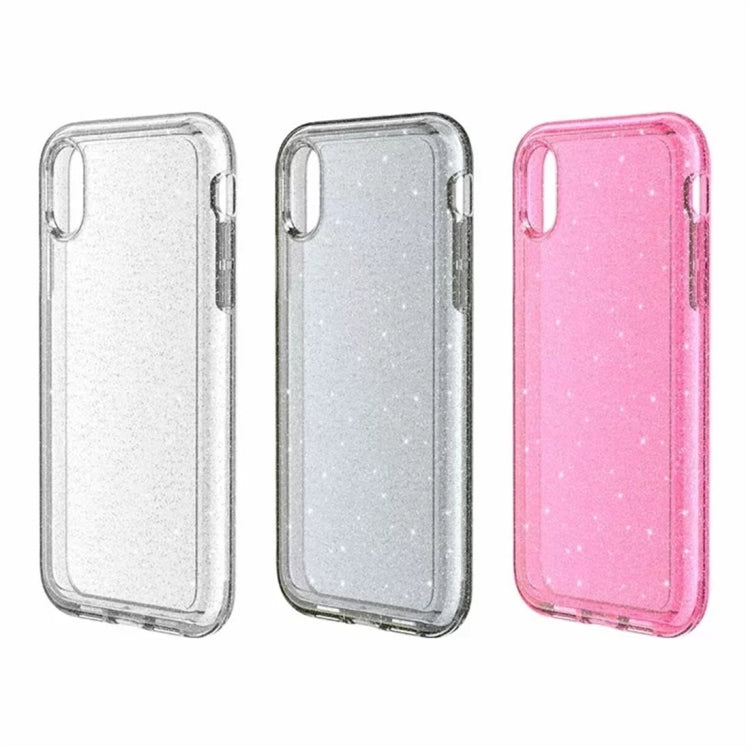For iPhone XS Max Shockproof Terminator Style Glitter Powder Protector Case
