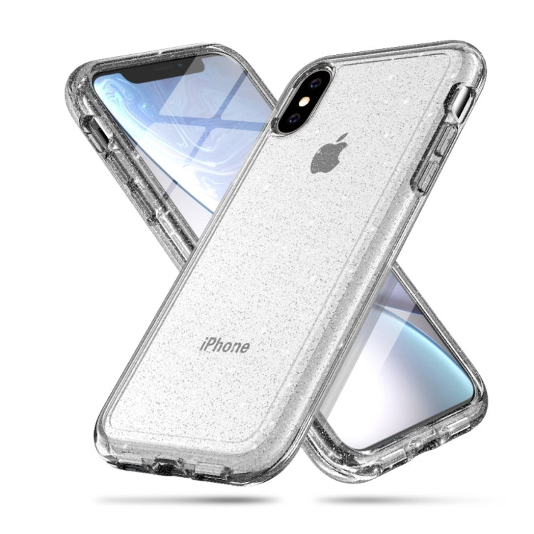 For iPhone XS Max Shockproof Terminator Style Glitter Powder Protector Case