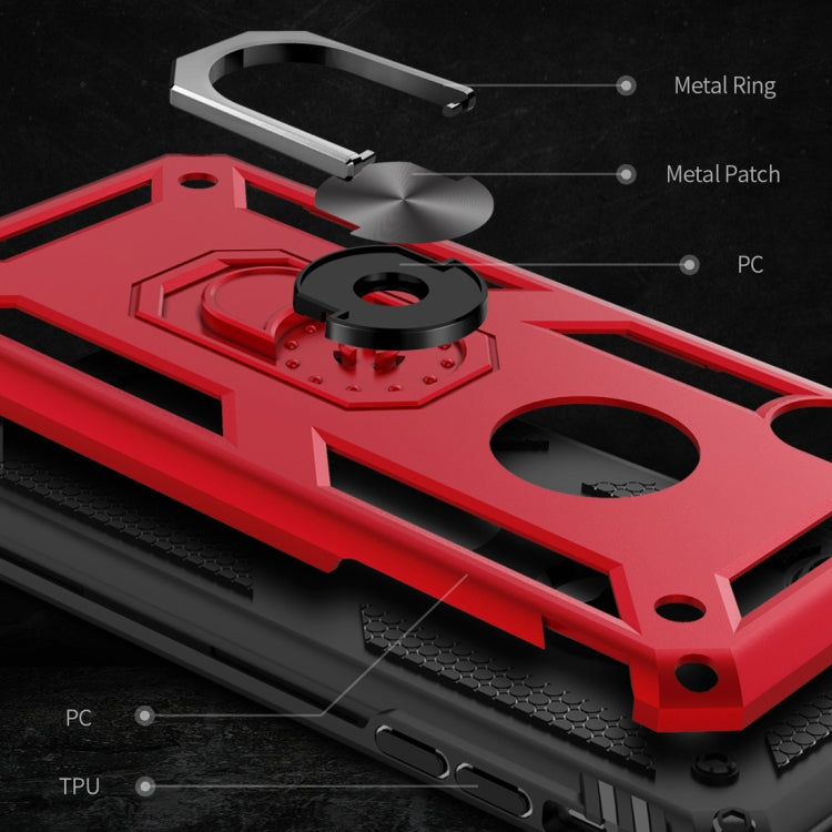 For iPhone XS Max Armor Shockproof TPU + PC Protective Case with 360 Degree Rotation Holder