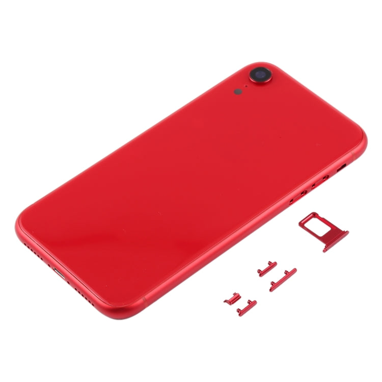 Back Housing Cover with Camera Lens & SIM Card Tray & Side Keys for iPhone XR