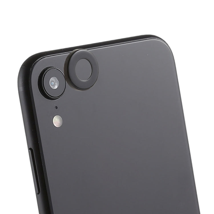 Rear Camera Lens Protection Ring Cover with Eject Pin for iPhone XR