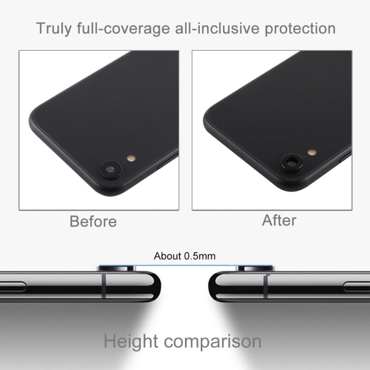 Rear Camera Lens Protection Ring Cover with Eject Pin for iPhone XR