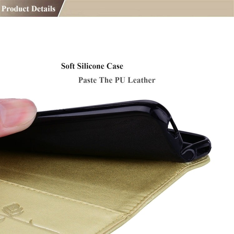 For iPhone XR Rose Embossed Horizontal Flip PU Leather Case, with Holder & Card Slots & Wallet