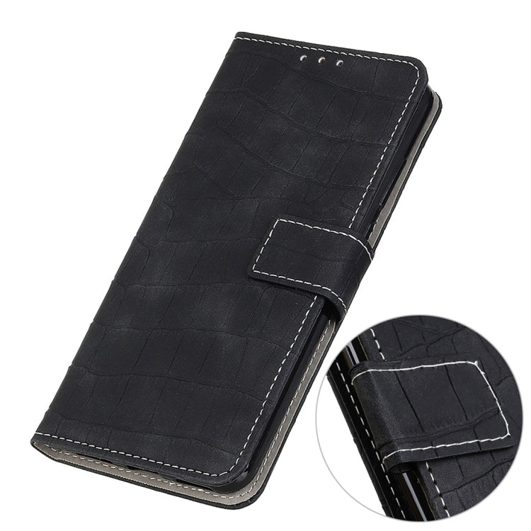 For iPhone XR Crocodile Texture Horizontal Flip Leather Case with Holder & Wallet & Card Slots & Photo Frame