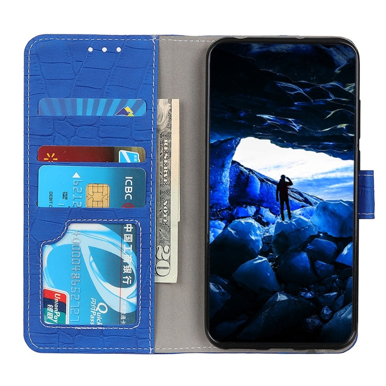 For iPhone XR Crocodile Texture Horizontal Flip Leather Case with Holder & Wallet & Card Slots & Photo Frame