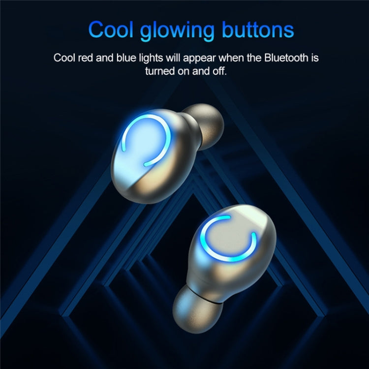 F9-9 TWS CVC8.0 Noise Cancelling Bluetooth Earphone with Charging Box, Support Touch Lighting Effect & Three-screen LED Power Display & Power Bank & Mobile Phone Holder & HD Call & Voice Assistant, F9-9 Black, F9-9 Dark Blue, F9-9 Pink, F9-9 Blue...