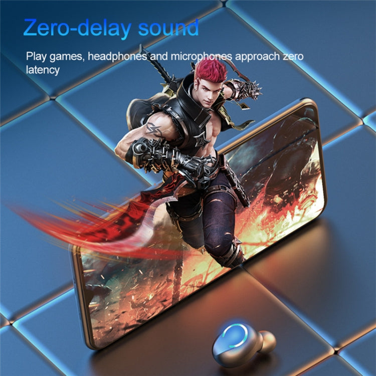 F9-9 TWS CVC8.0 Noise Cancelling Bluetooth Earphone with Charging Box, Support Touch Lighting Effect & Three-screen LED Power Display & Power Bank & Mobile Phone Holder & HD Call & Voice Assistant, F9-9 Black, F9-9 Dark Blue, F9-9 Pink, F9-9 Blue...