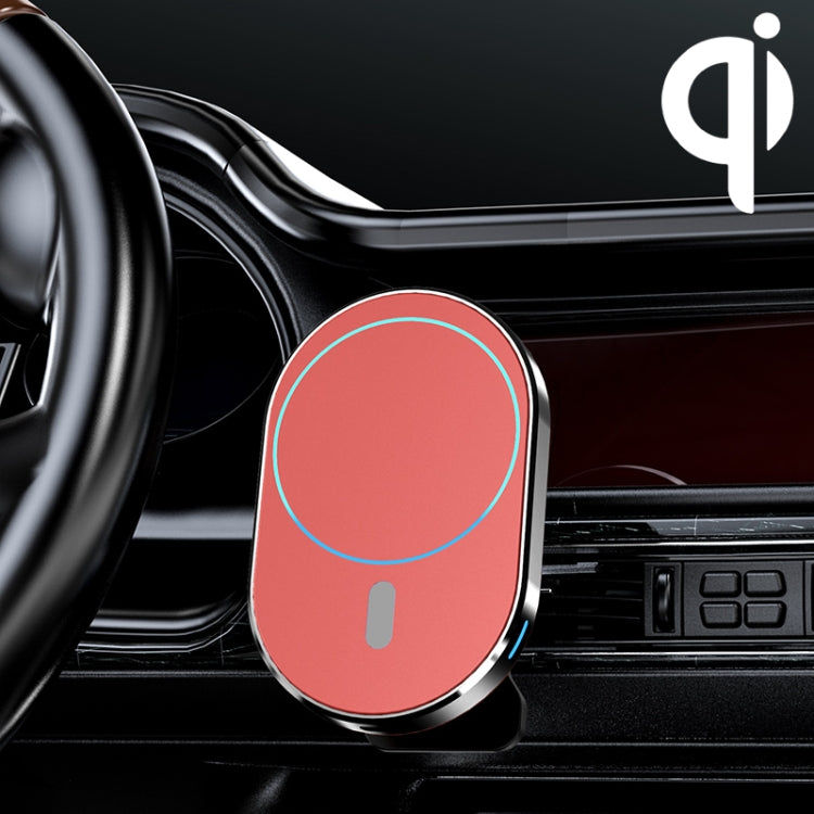 JJT-968 15W Max Output Magnetic Car Air Outlet Bracket Wireless Charger