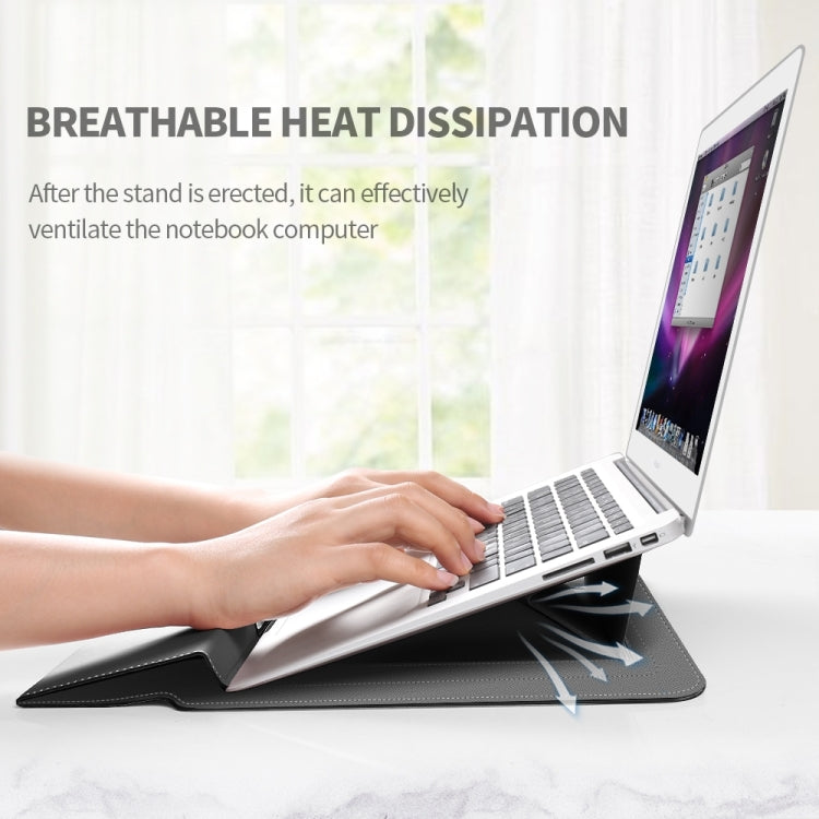 4 in 1 Universal Laptop Holder PU Waterproof Protection Wrist Laptop Bag, Size: 17 inch, 17inch