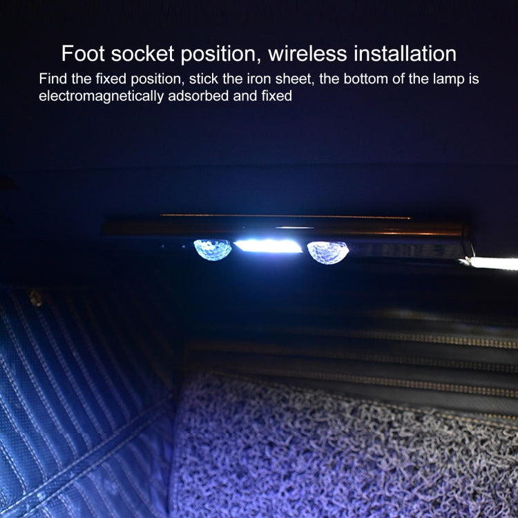 D88-S LED Smart Sensor Wireless Car USB Rechargeable Gypsophila Music Atmosphere Light, D88-S
