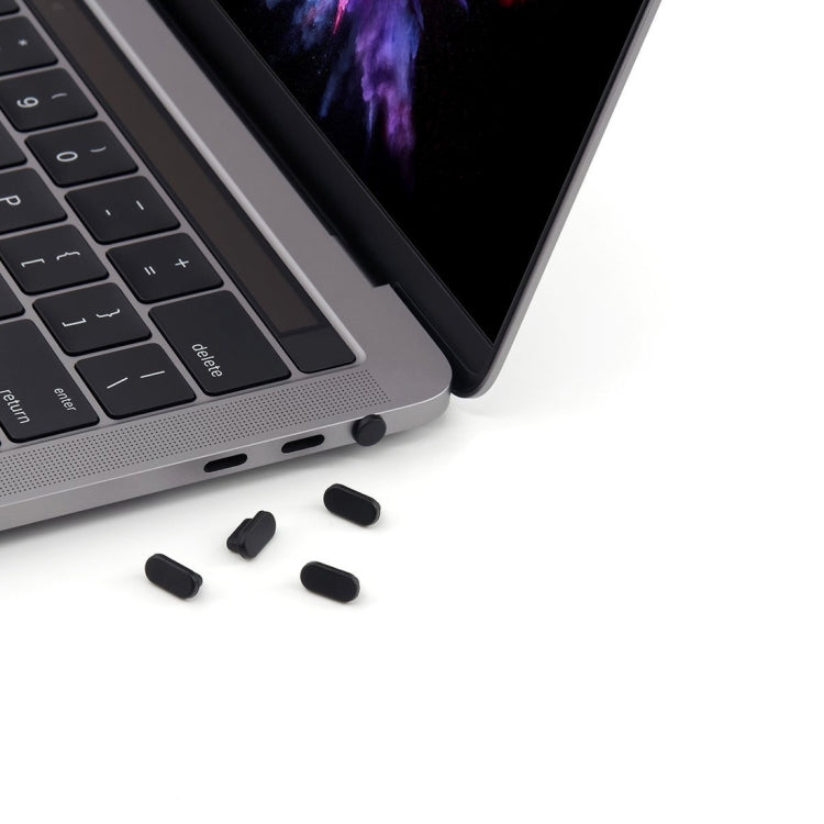 ENKAY 5 in 1 Dustproof Plugs About Charging Port for MacBook 12 inch / MacBook Pro 13.3 / 15.4 inch (2016/2017)