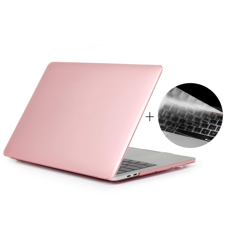 ENKAY Hat-Prince 2 in 1 Crystal Hard Shell Plastic Protective Case + US Version Ultra-thin TPU Keyboard Protector Cover for 2016 New MacBook Pro 13.3 inch with Touchbar (A1706), 13.3 inch with Touch Bar US Version, 13.3 inch with Touch Bar US Version