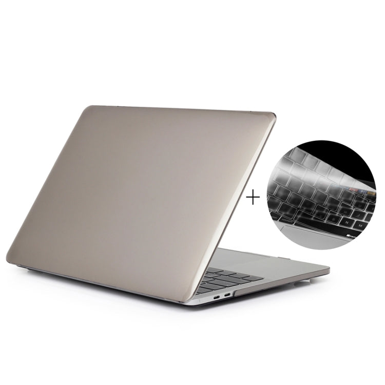 ENKAY Hat-Prince 2 in 1 Crystal Hard Shell Plastic Protective Case + US Version Ultra-thin TPU Keyboard Protector Cover for 2016 New MacBook Pro 13.3 inch with Touchbar (A1706), 13.3 inch with Touch Bar US Version, 13.3 inch with Touch Bar US Version