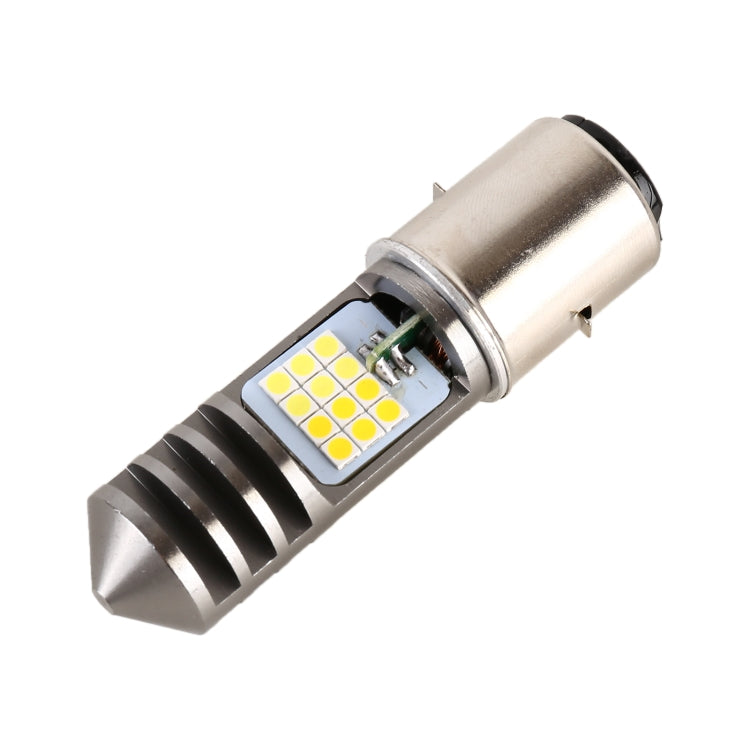 BA20D DC12V / 7.4W Motorcycle LED Headlight with 24LEDs SMD-3030 Lamp Beads, BA20D Style 1 (White Light), BA20D Style 1 (Yellow + White)