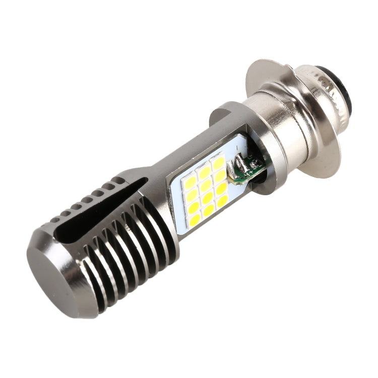 PX15D DC12V / 7.4W Motorcycle LED Headlight with 24LEDs SMD-3030 Lamp Beads, PX15D Style 2 (White Light), PX15D Style 2 (Yellow + White)