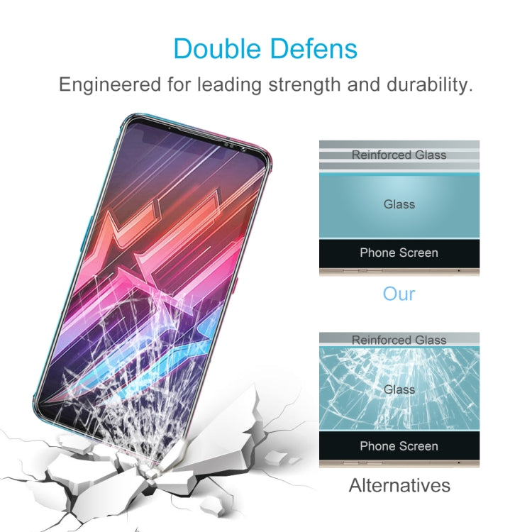 For Nubia Red Magic 6 / 6 Pro 10 PCS 0.26mm 9H Surface Hardness 2.5D Explosion-proof Tempered Glass Non-full Screen Film