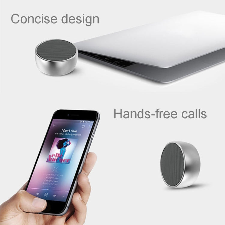 BS01 Portable Bluetooth Speaker, Support Hands-free Calls & TF Card & AUX