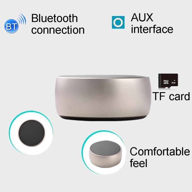 BS01 Portable Bluetooth Speaker, Support Hands-free Calls & TF Card & AUX