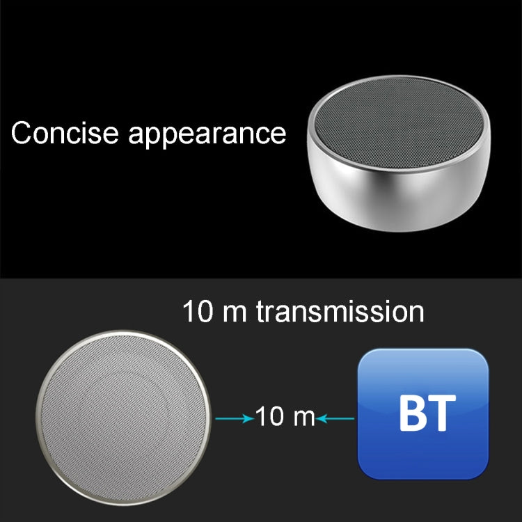 BS01 Portable Bluetooth Speaker, Support Hands-free Calls & TF Card & AUX