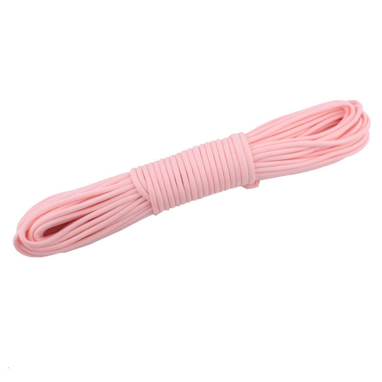 20m 9-Core Nylon+Polyester Full-light Outdoor Camping Tent Rescue Bundled Fluorescent Climbing Rope, 20m White, 20m Yellow, 20m Pink, 20m Green