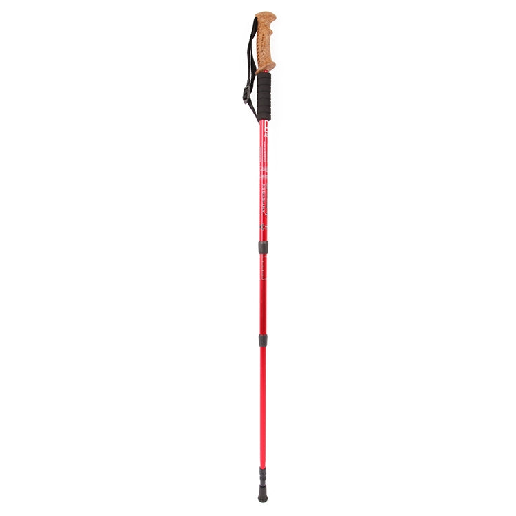 Aotu AT7551 135cm Aluminum Alloy Outdoor Camping Corky Trekking Poles, Black#135cm, Blue#135cm, Red#135cm, Silver#135cm