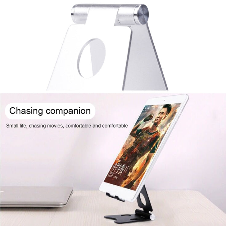 ROOSTAND R2 Aluminum Alloy Mobile Desktop Tablet Bracket Double Folding Lazy Artifact, Size: 6.4x7x9cm, R2 Black, R2 Champagne Gold, R2 Rose Gold, R2 Rose Red, R2 Silver