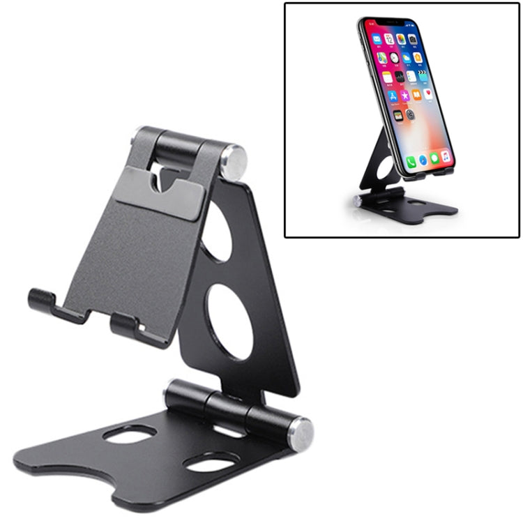 ROOSTAND R2 Aluminum Alloy Mobile Desktop Tablet Bracket Double Folding Lazy Artifact, Size: 6.4x7x9cm, R2 Black, R2 Champagne Gold, R2 Rose Gold, R2 Rose Red, R2 Silver