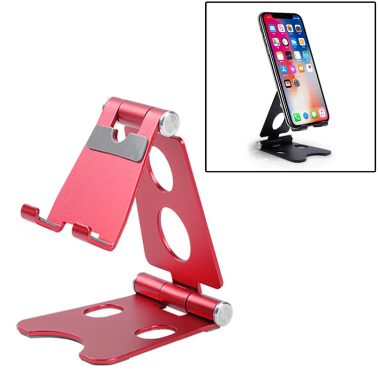 ROOSTAND R2 Aluminum Alloy Mobile Desktop Tablet Bracket Double Folding Lazy Artifact, Size: 6.4x7x9cm, R2 Black, R2 Champagne Gold, R2 Rose Gold, R2 Rose Red, R2 Silver