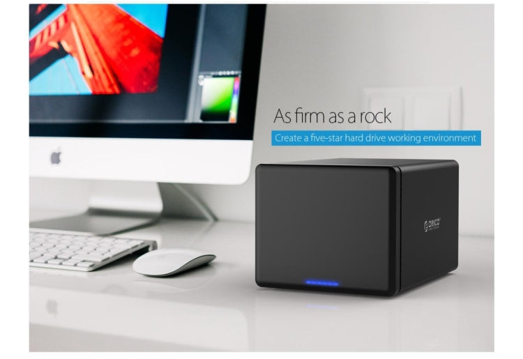ORICO NS500-RC3 5-bay USB-C / Type-C 3.1 to SATA External Hard Disk Box Storage Case Hard Drive Dock with Raid for 3.5 inch SATA HDD, Support UASP Protocol, USB 3.1 Type-C to SATA with Raid