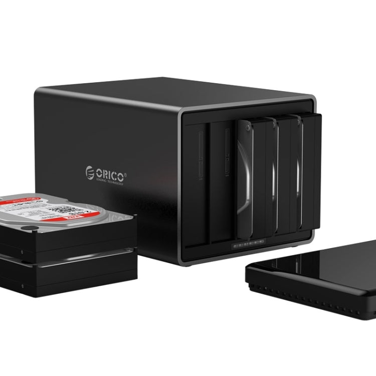 ORICO NS500-RC3 5-bay USB-C / Type-C 3.1 to SATA External Hard Disk Box Storage Case Hard Drive Dock with Raid for 3.5 inch SATA HDD, Support UASP Protocol, USB 3.1 Type-C to SATA with Raid