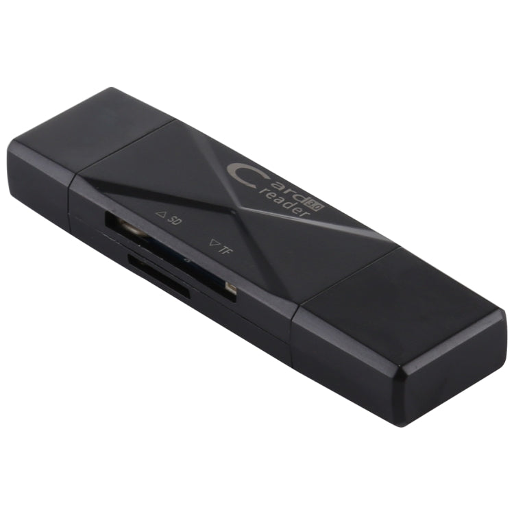 USB-C / Type-C + SD + TF + Micro USB to USB 3.0 Card Reader, USB3.0