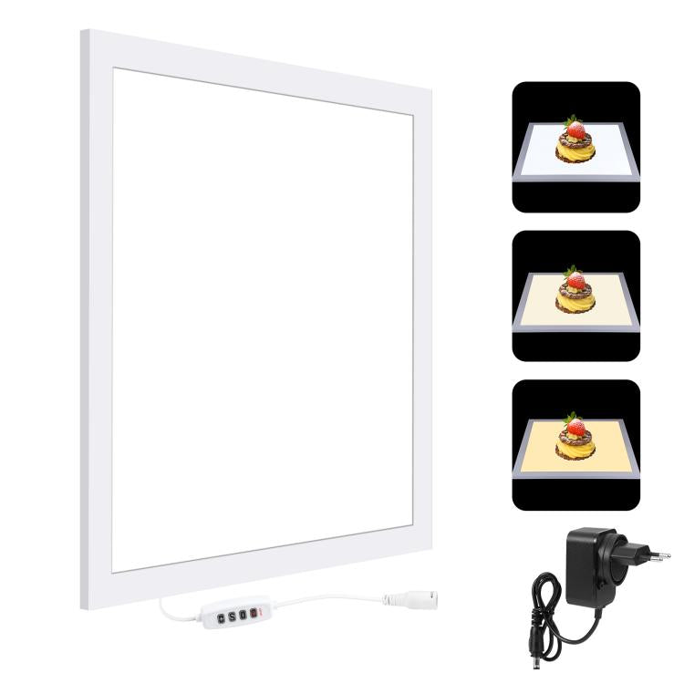 PULUZ 1000LM LED Acrylic No Polar Dimming Shadowless Light Pad with Switch for 40cm Photo Studio Box
