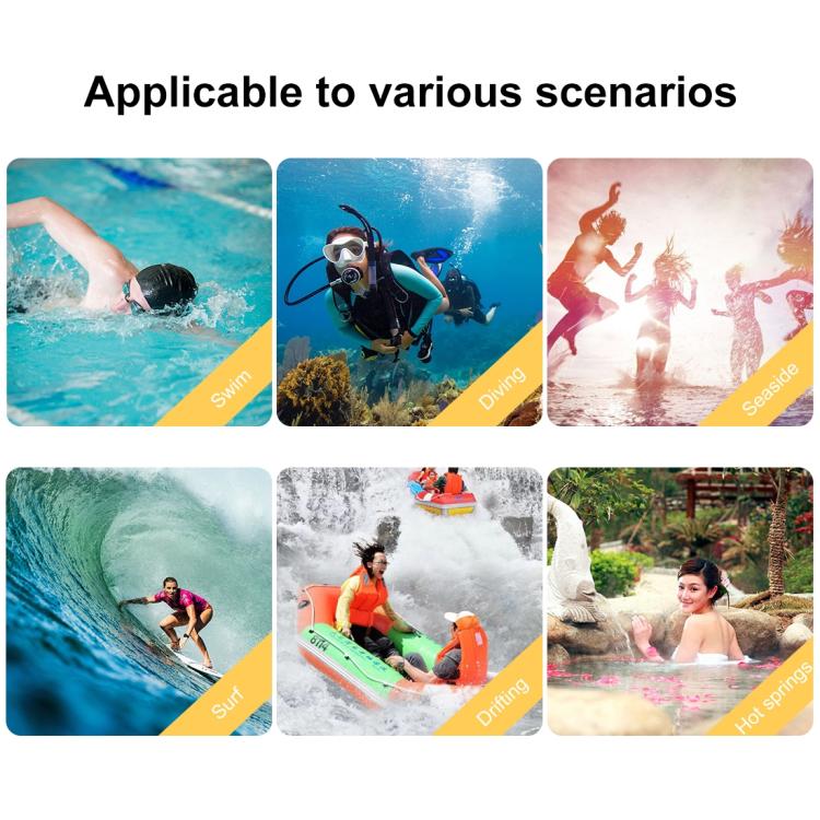 PULUZ 40m/130ft Waterproof Diving Case for iPhone 16 / 15 / 15 Pro / 14 / 14 Pro / 13 / 13 Pro / 12 / 12 Pro, with One-way Valve Photo Video Taking Underwater Housing Cover