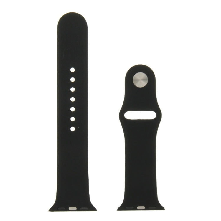 For Apple Watch Sport 42mm High-performance Longer Rubber Sport Watch Band with Pin-and-tuck Closure