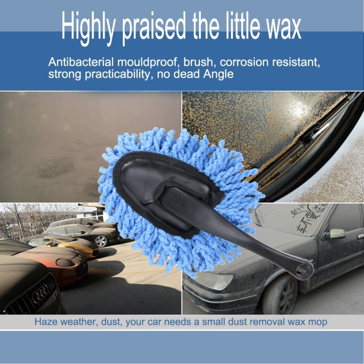 KANEED SL-915 Car Dash Duster Washable Microfiber Interior and Exterior Surface Cleaner Wax Treated Professional Detailing Tool, Size: 34 x 19cm, Surface Cleaner, Surface Cleaner Blue