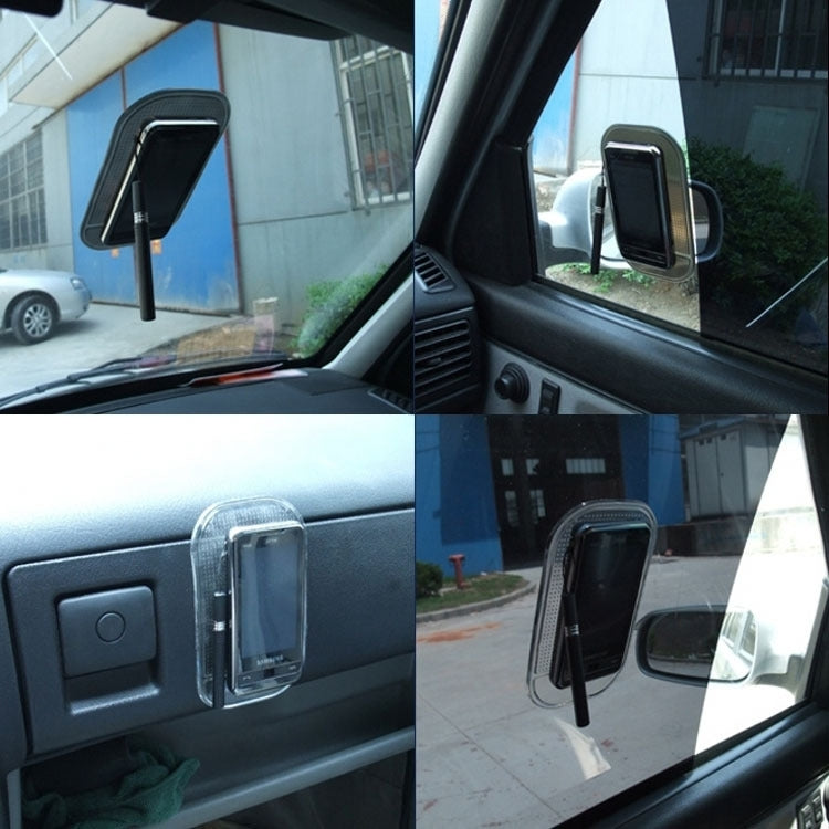 Car Anti-Slip Sticky Mat for Mobile Phone / MP3 / MP4, Size: 18.2x12x0.2cm, Anti-Slip Sticky Mat(Black), Anti-Slip Sticky Mat(Transparent)