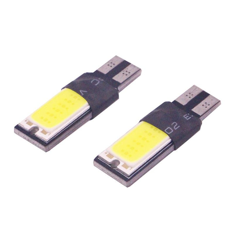 2 PCS T10 3W 160-180LM 2 LED Ice Blue COB LED Decode Car Clearance Lights Lamp, DC12V, 2 LED COB LEDs, COB LEDs