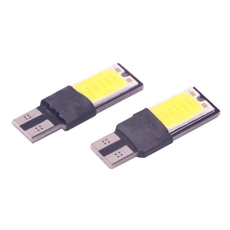 2 PCS T10 3W 160-180LM 2 LED Ice Blue COB LED Decode Car Clearance Lights Lamp, DC12V, 2 LED COB LEDs, COB LEDs