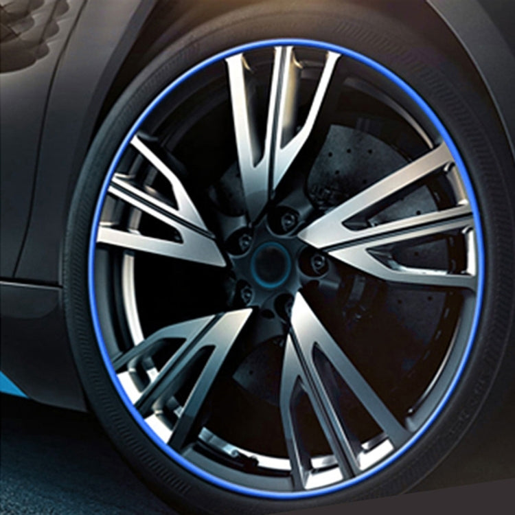 Universal Decorative Scratchproof Stickup 8M Flexible Car Wheel Hub TRIM Mouldings Decoration Strip, 8m, 15 inch