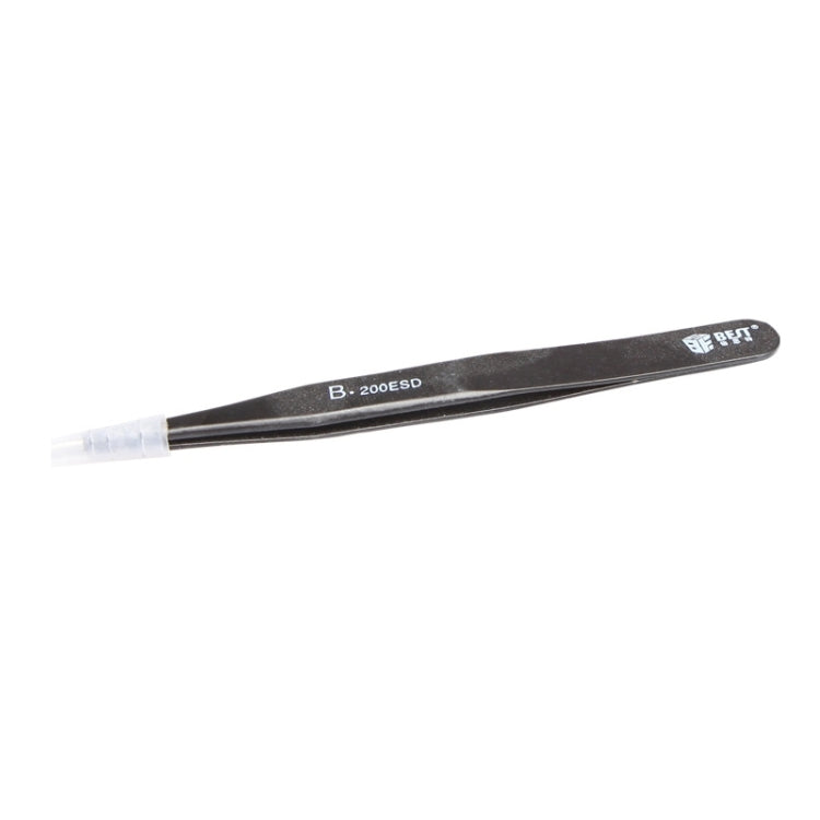 BEST BST-200ESD 202 Stainless Steel Anti-static Tip Tweezers