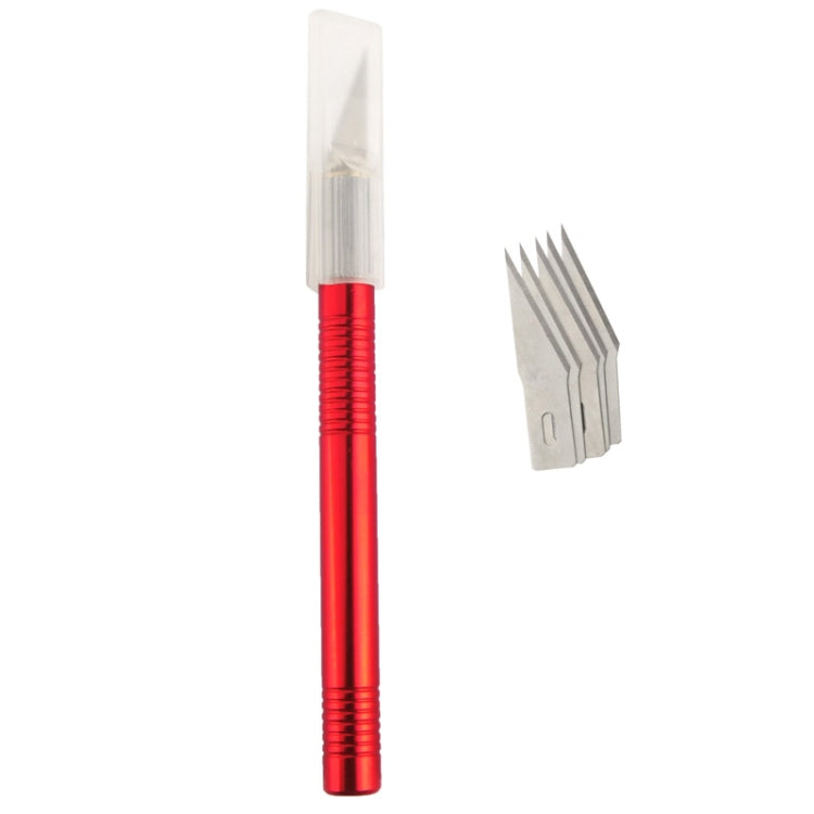 WLXY-9311, WLXY Tool Precision Knife with Replaceable Blade for Mat Cutting / Model Making / Etching / Carving / Scoring / Trimming, OAL: 145mm, Size: 121mm x 10mm Diameter, WLXY-9311, WLXY-9311 Blue, WLXY-9311 Red