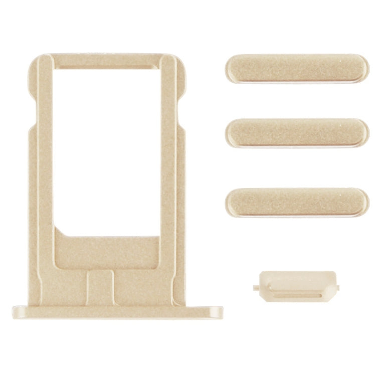 Card Tray & Volume Control Key & Screen Lock Key & Mute Switch Vibrator Key Kit for iPhone 6