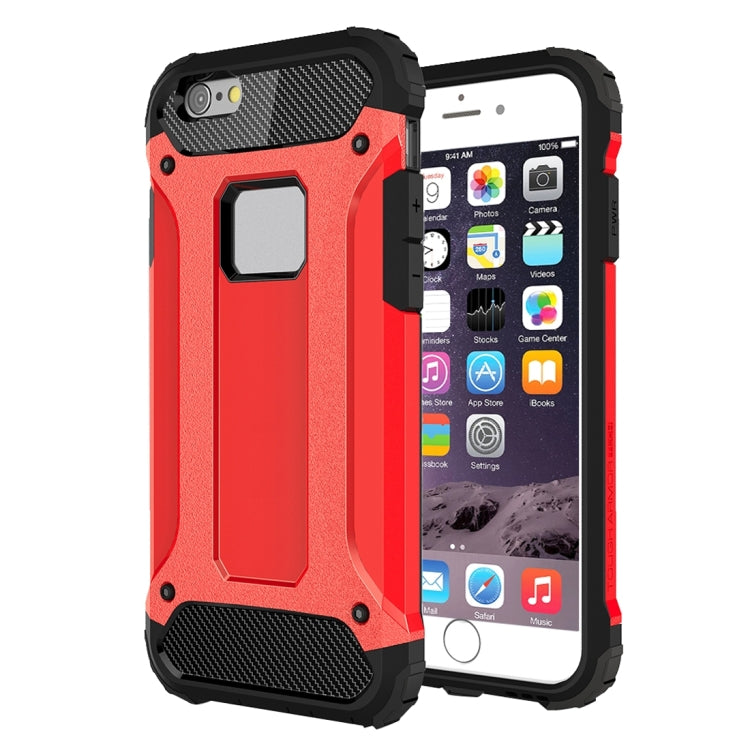 For iPhone 6 & 6s Tough Armor TPU + PC Combination Case